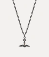 Vivienne Westwood New Petite Orb Pendant Silver Swarovski Crystals Women In Silver
