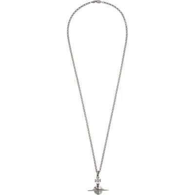 Vivienne Westwood New Small Orb Pendant Necklace In Metallic