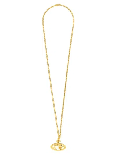 Vivienne Westwood 'new Small Orb Pendant' Necklace In Gold