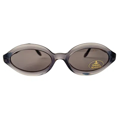 Pre-owned Vivienne Westwood New Vintage  " Picadilly " Cat Eye Space Grey Sunglasses In Gray