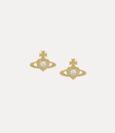 Vivienne Westwood Noella Earrings Gold Silver / Cubic Zirconia Women