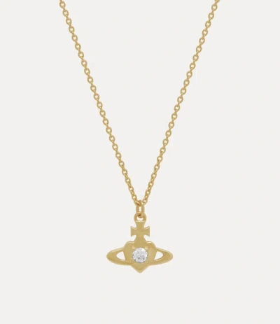 Vivienne Westwood Noella Pendant Necklace Gold Silver / Cubic Zirconia Women