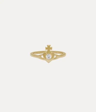 Vivienne Westwood Noella Ring Gold Silver / Cubic Zirconia Unisex