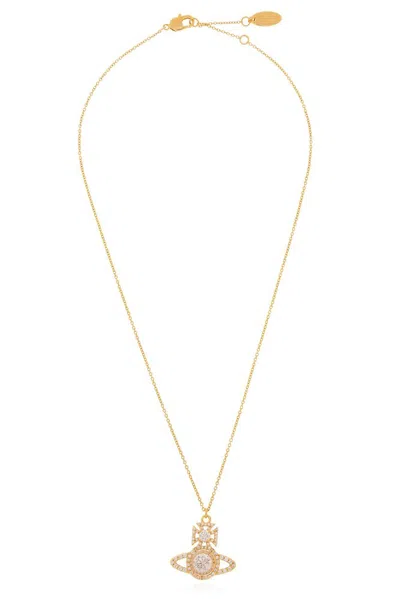 Vivienne Westwood Norabelle Orb Pendant Necklace In Gold