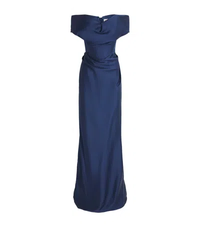 Vivienne Westwood Nova Cocotte Gown In Navy