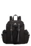 Vivienne Westwood Nylon Backpack With Logo In Brown