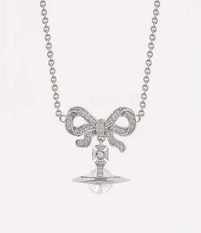 Vivienne Westwood Octavie Choker Silver Cuic Zirconia / Gemstone Women In Metallic