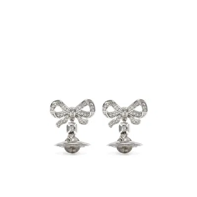 Vivienne Westwood Octavie Drop Earrings In Metallic