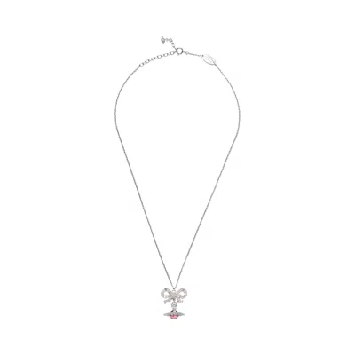Pre-owned Vivienne Westwood Octavie Pendant 'platinum/pink' | Women's Size Onesize