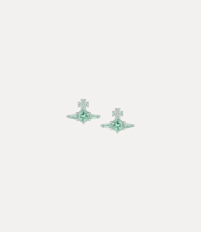 Vivienne Westwood Ofelia Earrings Platinum-light-green-cz Platinum-light-green-cz Women