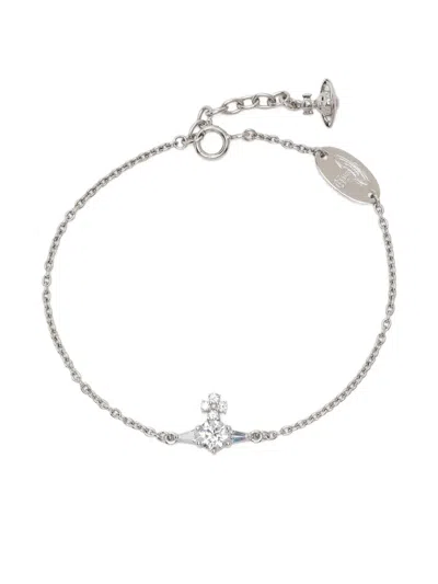Vivienne Westwood Ofelia Orb-charm Bracelet In Metallic