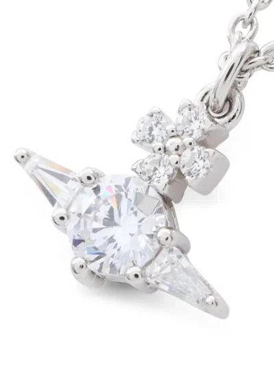 Pre-owned Vivienne Westwood Ofelia Orb Necklace In Silver