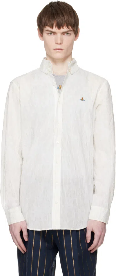 Vivienne Westwood Off-white 2 Button Krall Shirt