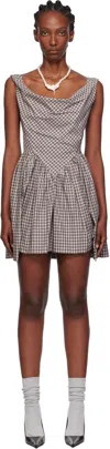 Vivienne Westwood Mini Sunday Dress Dresses White In Gray