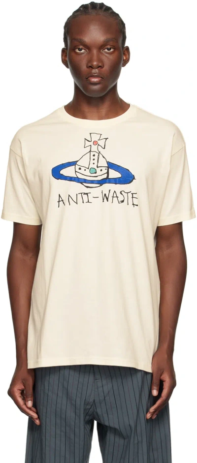 Vivienne Westwood Off-white 'anti-waste' Classic T-shirt In Aw24-white
