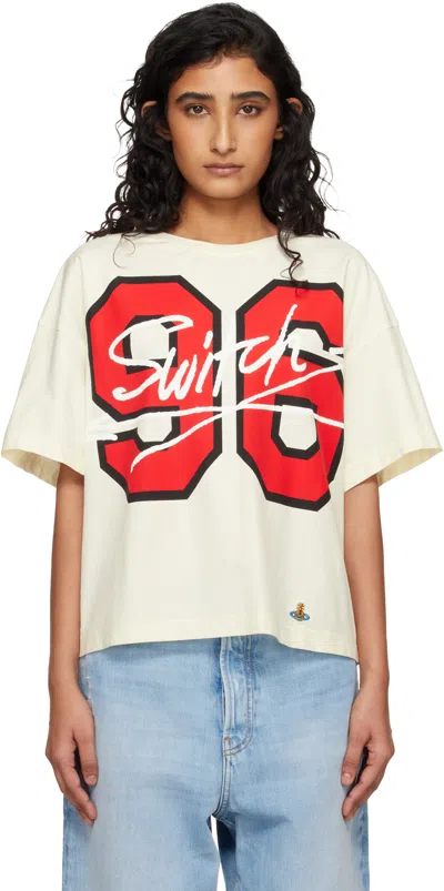 Vivienne Westwood Off-white Cotton Jersey 96 Switch Box T-shirt