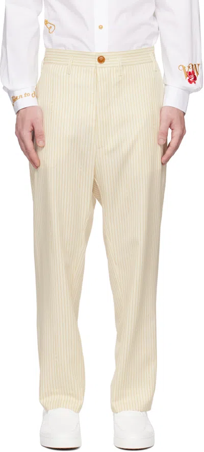 Vivienne Westwood Off-white Cruise Trousers In A201 Off-white