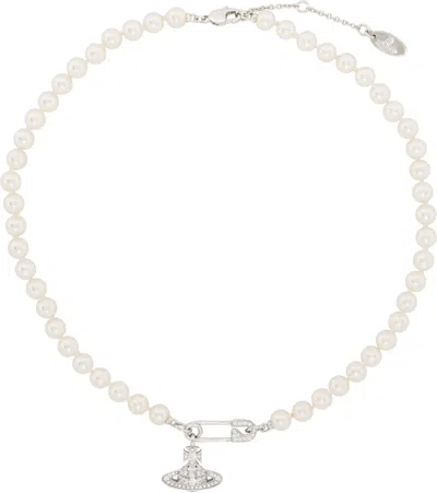 Vivienne Westwood Off-white Lucrece Pearl Necklace In Neutral