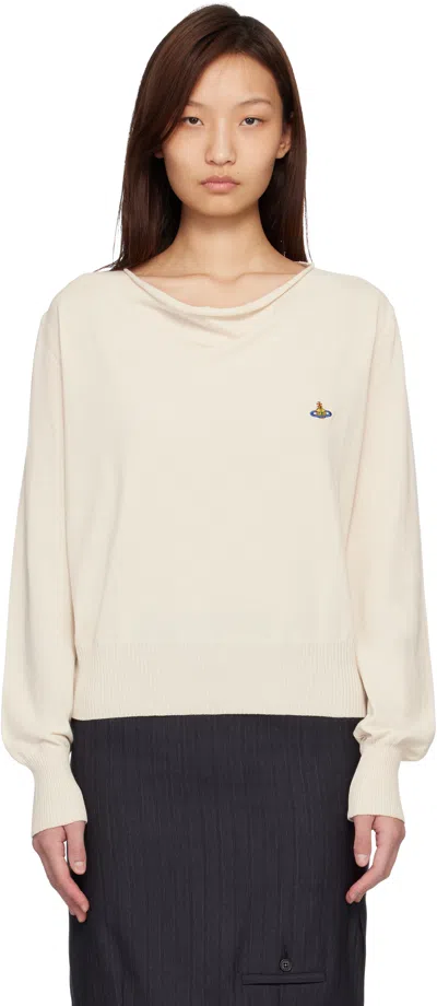 Vivienne Westwood Pamela Long-sleeved Sweater In Brown