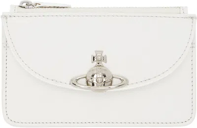 Vivienne Westwood Off-white Half Moon Card Holder