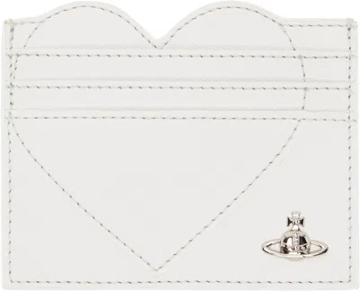 Vivienne Westwood Off-white Heart Card Holder