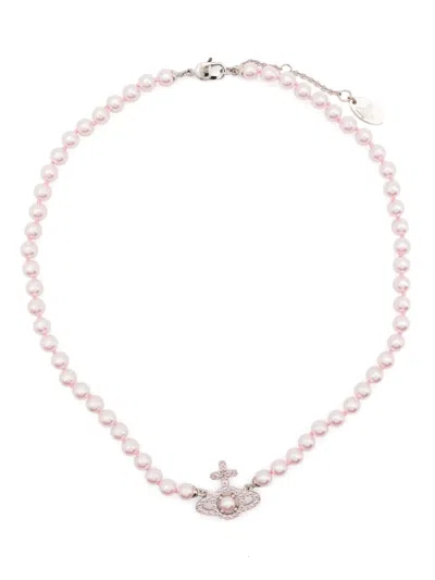 Vivienne Westwood Olympia Necklace In Silver