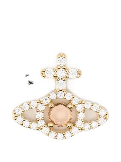 Vivienne Westwood Olympia Orb-crystal Earrings In Gold