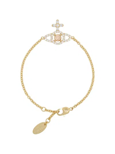 Vivienne Westwood Olympia Orb-detail Bracelet In Gold