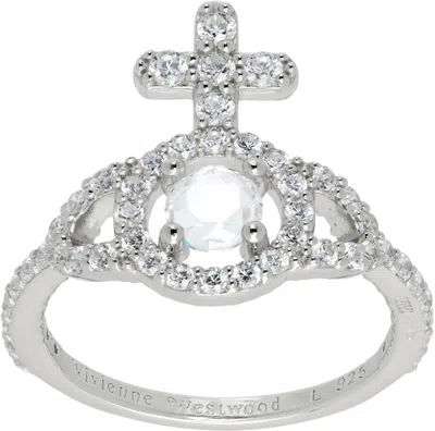 Vivienne Westwood Olympia Ring In Metallic