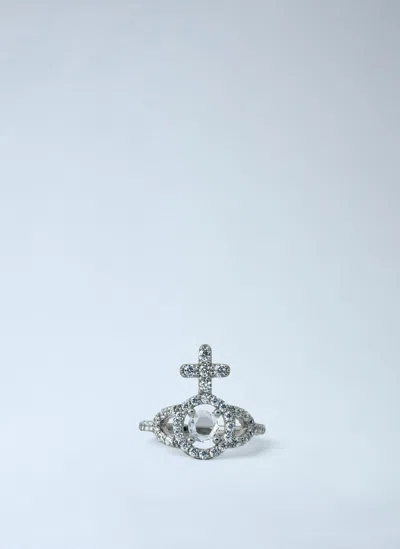 Vivienne Westwood Olympia Ring In Pattern