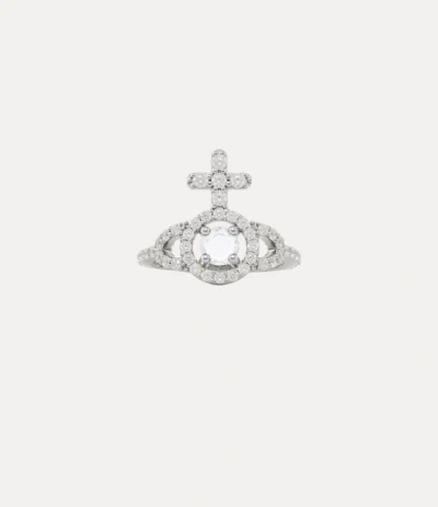 Vivienne Westwood Olympia Ring Silver Unisex