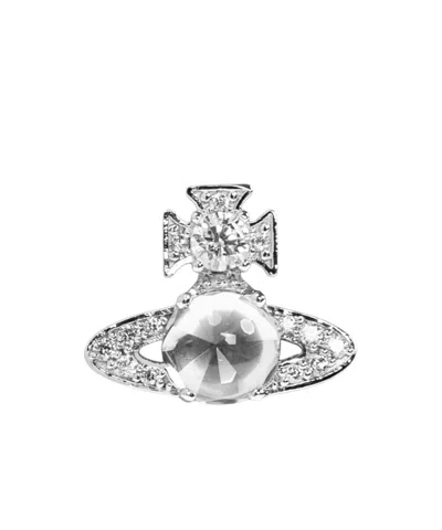 Vivienne Westwood 'ondina' Earrings In Silver