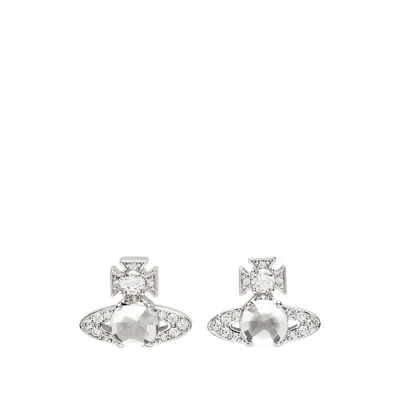 Vivienne Westwood Ondina Earrings In Silver