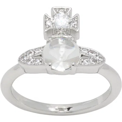 Vivienne Westwood Ondina Ring In Silver