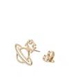 Vivienne Westwood Openwork Design Earrings In Gold