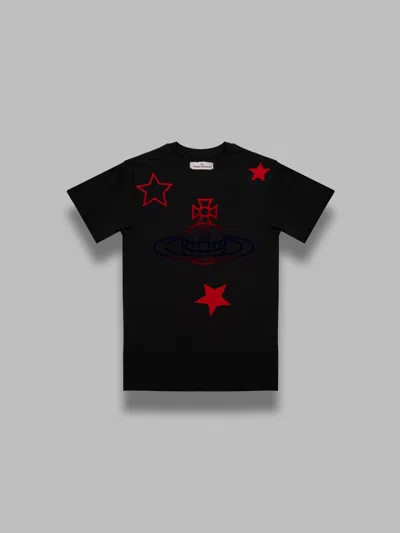 Vivienne Westwood Orb & Stars Classics T-shirt In Black