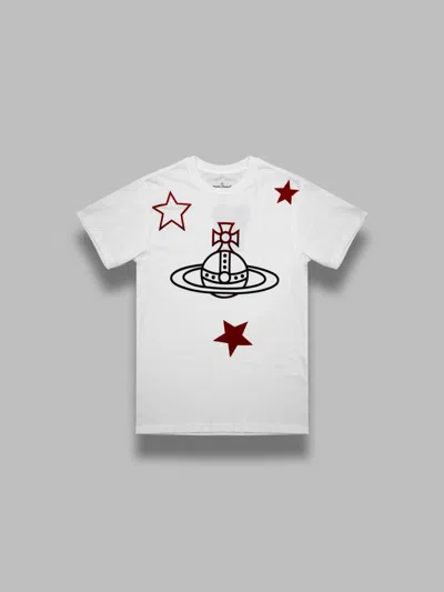 Vivienne Westwood Orb & Stars Classics T-shirt In White
