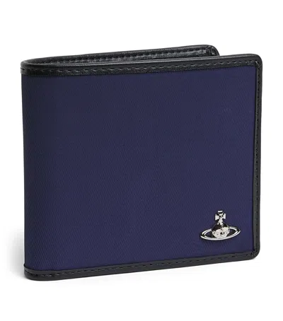 Vivienne Westwood Orb Billfold Wallet In Blue