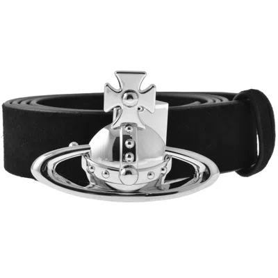 Vivienne Westwood Orb Buckle Belt Black