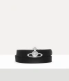 Vivienne Westwood Orb Buckle Belt Toledo Leather Black One Size Unisex In Black