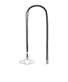Vivienne Westwood Orb Carabiner Keychain In Black