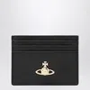 Vivienne Westwood Black Orb Card Holder In Black
