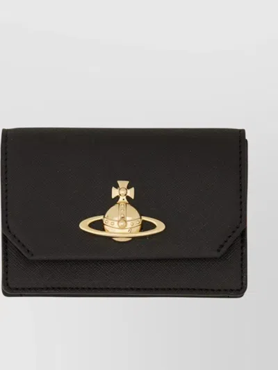 Vivienne Westwood "orb" Card Holder Gold-tone Hardware