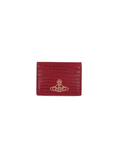 Vivienne Westwood Orb Card Holder In Red