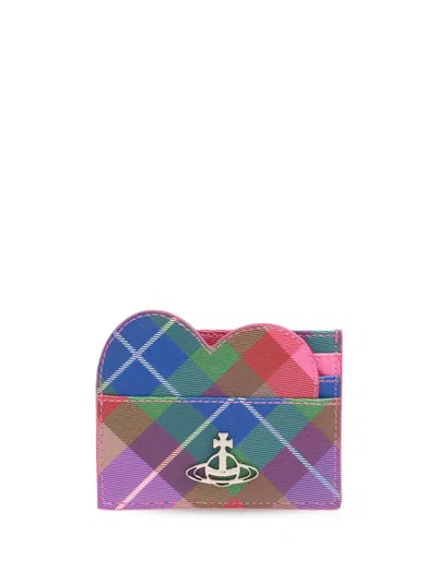 Vivienne Westwood Orb Cardholder In Multicolor