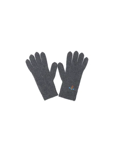 VIVIENNE WESTWOOD ORB CASHMERE GLOVES