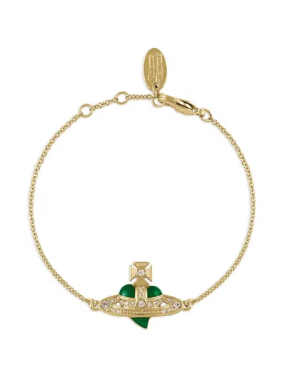 Vivienne Westwood Orb Chain Bracelet In Gold