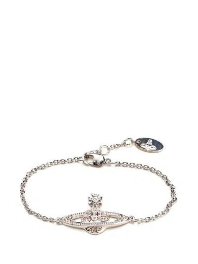 Vivienne Westwood Orb Chain Bracelet In Silver