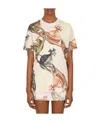 Vivienne Westwood Orb Chain Printed Crewneck T-shirt In Nude