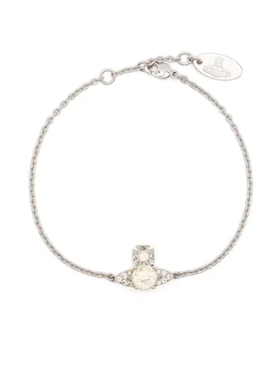 Vivienne Westwood Orb-charm Bracelet In Metallic